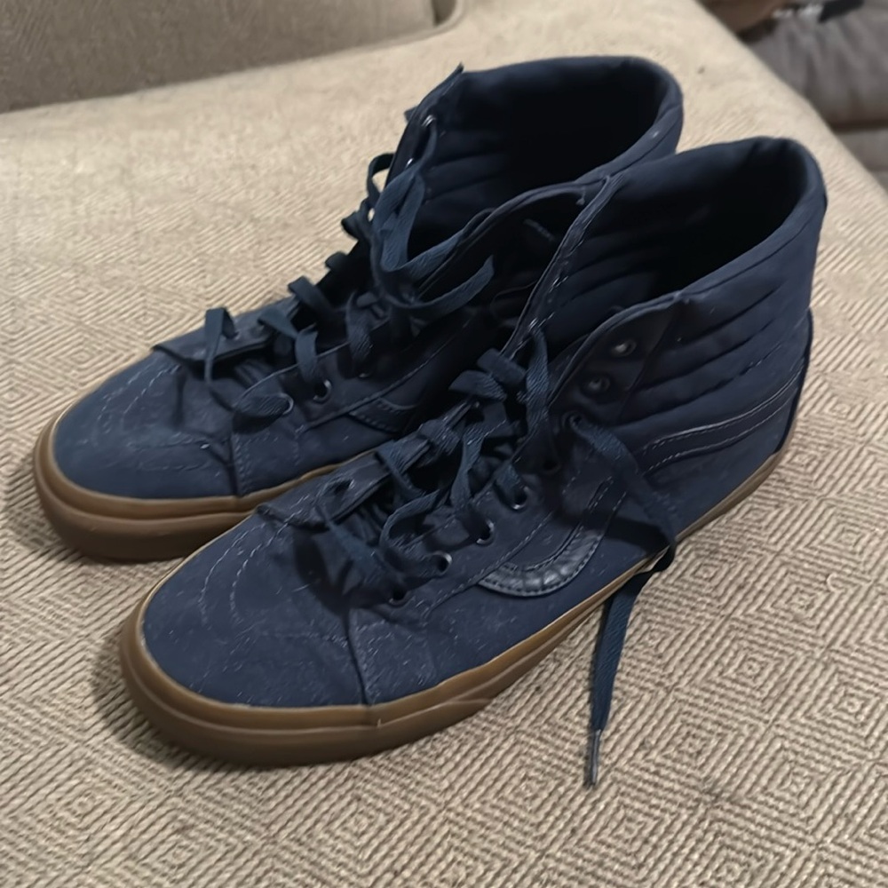 Men’s, size 11 navy blue high top vans